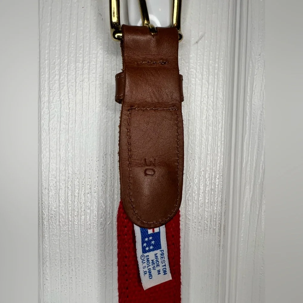 Kids Navy and Brown Belt with Lobster Design